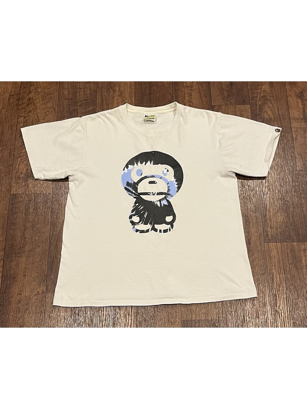 A Bathing Ape Bape Logo Tee Shirt Small White
